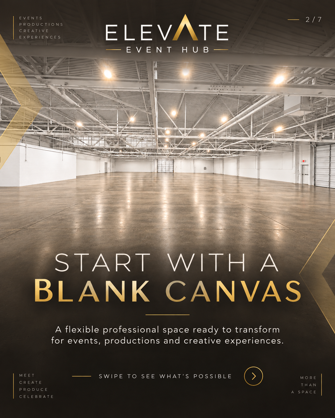 Elevate blank canvas campaign artwork